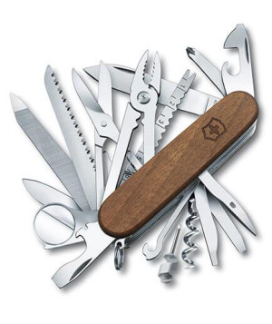 Nůž Victorinox SwissChamp - dřevěný - Reklamnepredmety