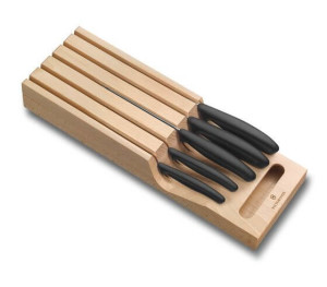 Victorinox sada nožů Swiss Classic - dřevěný stojan do zásuvky - Reklamnepredmety