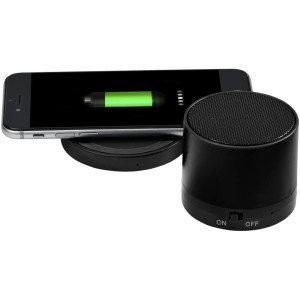 Cosmic Bluetooth® reproduktor s bezdrátovou nabíjecí podložkou - Reklamnepredmety
