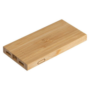Bambusová powerbanka 8000mAh - Reklamnepredmety