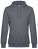 Pánská vegan mikina s kapucí - BCWU02K_Heather-Mid-Grey - variant Ls 1000301809