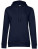 Dámská mikina s kapucí z organické bavlny - BCWW34B_Navy-Blue - variant Ls 1000301160