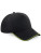 5-panelová kšiltovka Authentic - Piped Peak - CB25c_Black_Lime-Green - variant Ls 1000294038