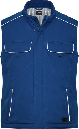 Pracovní softshellová polstrovaná vesta Solid - Reklamnepredmety