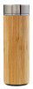 Dvojitá bambusová termoska. Objem 420ml. Středně hnědá, - F4905800PK2 - variant Gi F4905800PK2