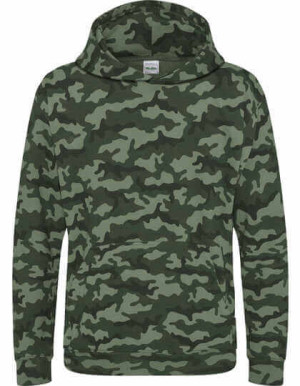 Dětská mikina s kapucí JH014J Camo - Reklamnepredmety