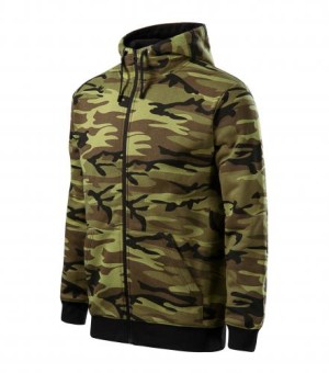 Camo Zipper Pánská mikina - Reklamnepredmety