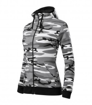 Dámská mikina Camo Zipper - Reklamnepredmety