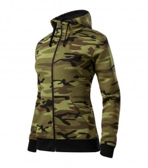 Dámská mikina Camo Zipper - Reklamnepredmety