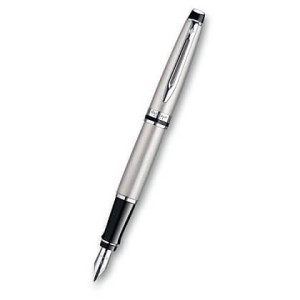 Waterman Expert Stainless Steel CT - plnicí pero, hrot F - Reklamnepredmety