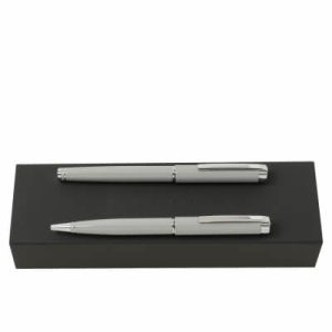 Set Ace Light Grey (kuličkové pero & plnicí pero) - Reklamnepredmety