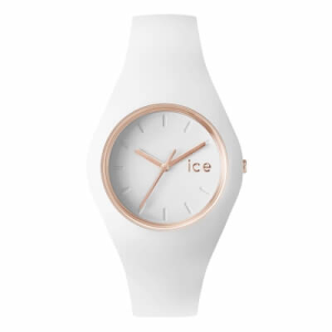 Středně velké bílé náramkové hodinky ICE glam - Reklamnepredmety