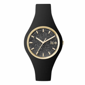 Malé černé náramkové hodinky ICE glitter - Reklamnepredmety