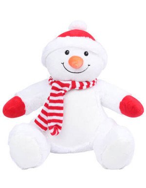 Plyšová vánoční hračka Zippie sněhulák - Reklamnepredmety