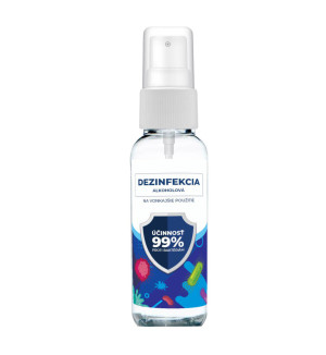 Alkoholová dezinfekce sprej 50 ml - Reklamnepredmety