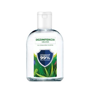 Antibakterialny gel 150 v průsvitné lahvičce - Reklamnepredmety