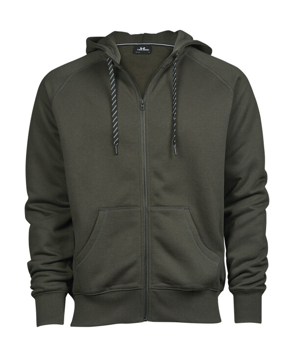 Mikina na zip s kapucí