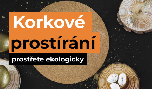 Korkové prostírání s potiskem