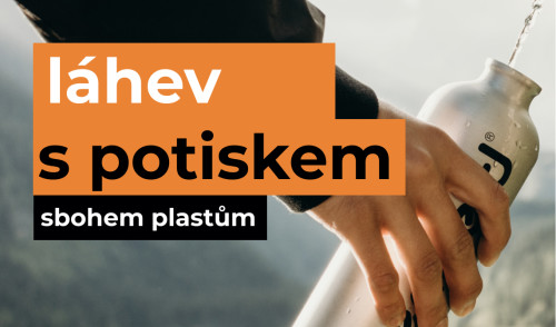 Láhev s vlastním potiskem