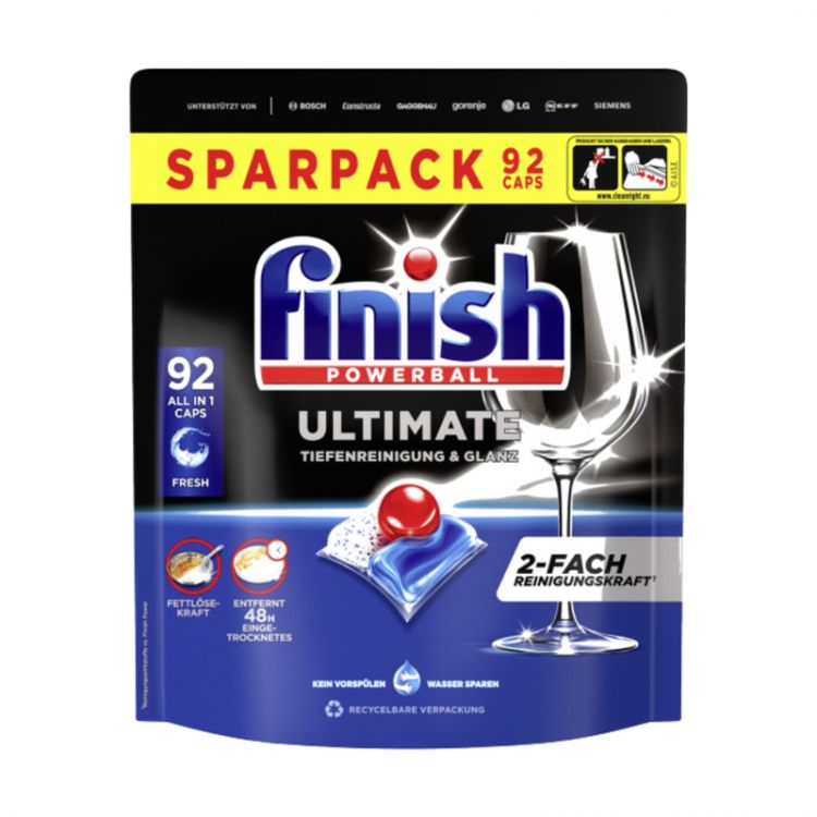 Finish Tablety do myčky nádobí Ultimate All in 1 Fresh 92 ks